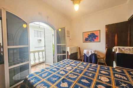 Suíte de apartamento para alugar com 2 quartos, 103m² em Jardim Tres Marias, Guarujá