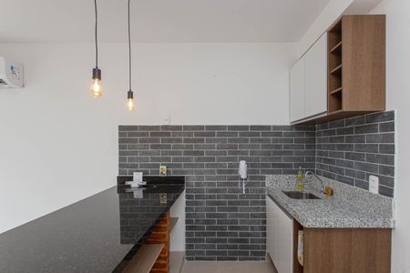 Cozinha de kitnet/studio para alugar com 1 quarto, 33m² em Vila Nair, São Paulo