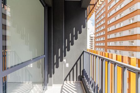 Varanda do Studio de kitnet/studio para alugar com 1 quarto, 24m² em Jardim Paulista, São Paulo