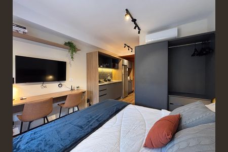 Studio de kitnet/studio para alugar com 1 quarto, 30m² em Indianópolis, São Paulo