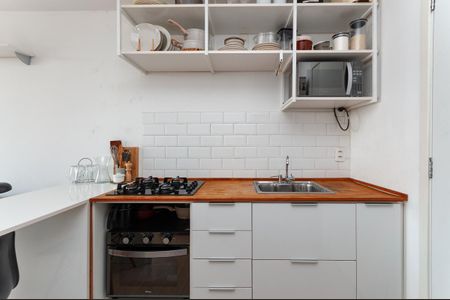 Apartamento para alugar com 29m², 1 quarto e sem vagaCozinha Americana