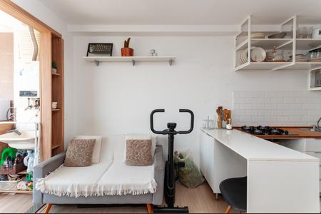 Sala de apartamento para alugar com 1 quarto, 29m² em Parque Industrial Tomas Edson, São Paulo