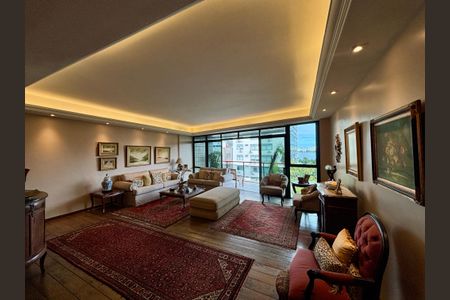 Sala de apartamento à venda com 4 quartos, 311m² em Lagoa, Rio de Janeiro