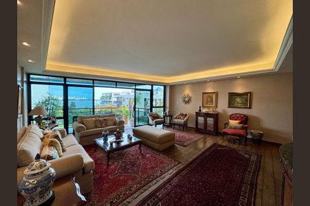 Sala de apartamento à venda com 4 quartos, 311m² em Lagoa, Rio de Janeiro