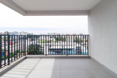 Varanda do Studio de kitnet/studio para alugar com 0 quarto, 31m² em Santo Amaro, São Paulo