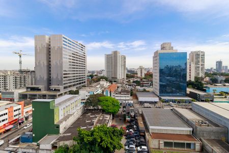 Vista da Varanda de apartamento para alugar com 1 quarto, 24m² em Santo Amaro, São Paulo