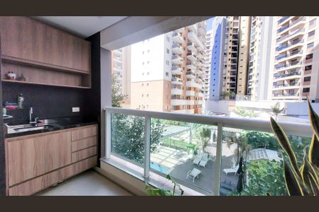 Varanda da Sala de apartamento à venda com 2 quartos, 61m² em Botafogo, Campinas