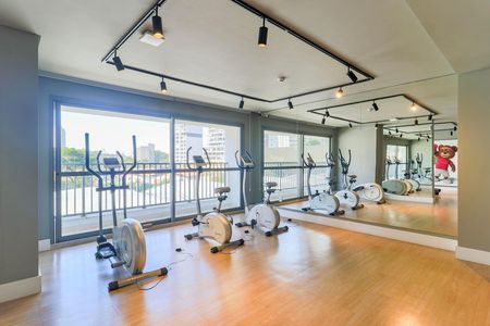 Studio para alugar com 30m², 1 quarto e sem vaga Studio para alugar com 30m², 1 quarto e sem vagaAcademia