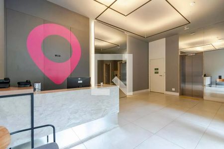 Studio para alugar com 30m², 1 quarto e sem vaga Studio para alugar com 30m², 1 quarto e sem vagaHall Social Bloco