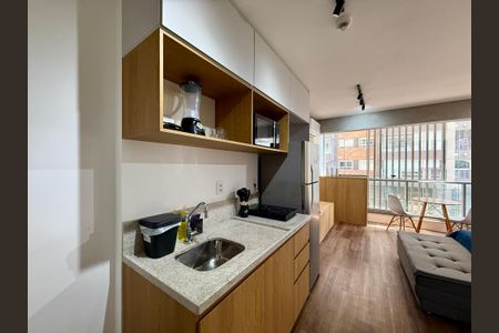 Studio para alugar com 30m², 1 quarto e sem vaga Studio para alugar com 30m², 1 quarto e sem vagaCozinha