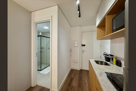 Studio para alugar com 30m², 1 quarto e sem vaga Studio para alugar com 30m², 1 quarto e sem vagaCozinha
