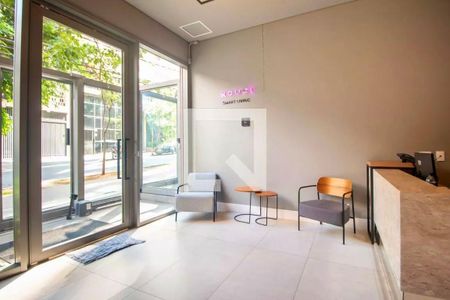 Studio para alugar com 30m², 1 quarto e sem vaga Studio para alugar com 30m², 1 quarto e sem vagaHall Social Bloco