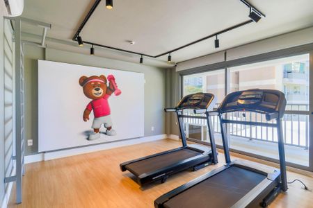 Studio para alugar com 30m², 1 quarto e sem vaga Studio para alugar com 30m², 1 quarto e sem vagaAcademia