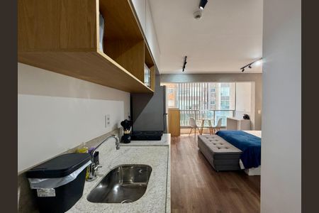 Studio para alugar com 30m², 1 quarto e sem vaga Studio para alugar com 30m², 1 quarto e sem vagaCozinha