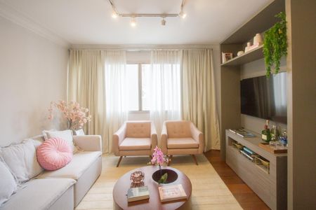 Sala de apartamento à venda com 3 quartos, 110m² em Brooklin, São Paulo