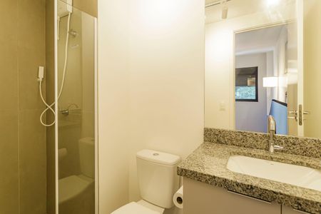 Studio para alugar com 26m², 1 quarto e sem vaga Studio para alugar com 26m², 1 quarto e sem vagaBanheiro