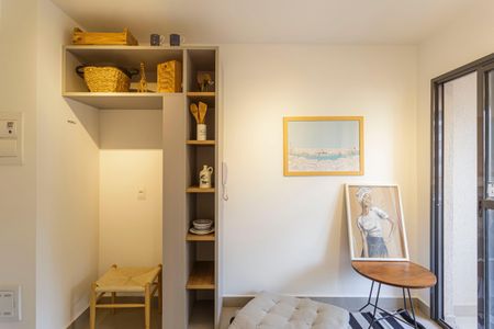 Studio para alugar com 26m², 1 quarto e sem vaga Studio para alugar com 26m², 1 quarto e sem vagaSala