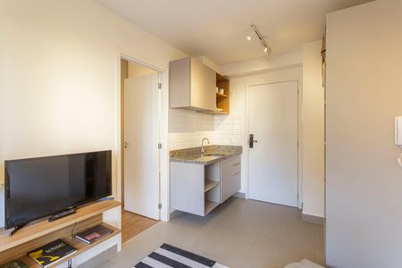 Studio para alugar com 26m², 1 quarto e sem vaga Studio para alugar com 26m², 1 quarto e sem vagaSala