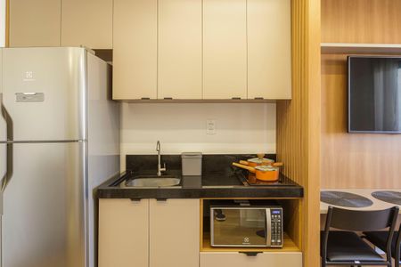 Studio para alugar com 28m², 1 quarto e sem vagaCozinha