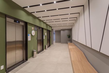 Studio para alugar com 28m², 1 quarto e sem vagaHall social