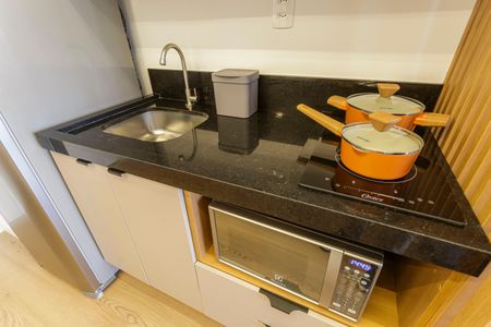 Studio para alugar com 28m², 1 quarto e sem vagaCozinha