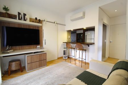 Apartamento para alugar com 60m², 1 quarto e 2 vagasSala