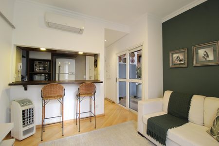 Apartamento para alugar com 60m², 1 quarto e 2 vagasSala