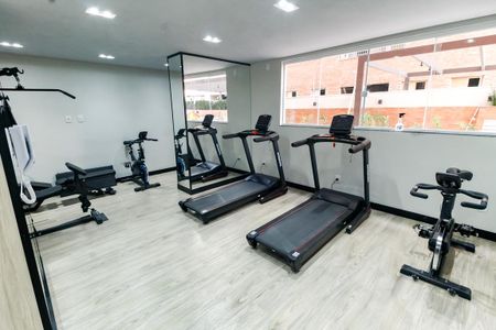 Apartamento para alugar com 43m², 2 quartos e 1 vaga Apartamento para alugar com 43m², 2 quartos e 1 vagaÁrea comum - Academia