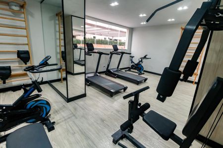 Apartamento para alugar com 43m², 2 quartos e 1 vaga Apartamento para alugar com 43m², 2 quartos e 1 vagaÁrea comum - Academia