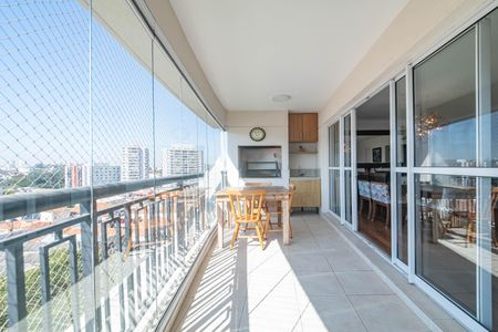 Varanda de apartamento à venda com 3 quartos, 124m² em Bosque da Saúde, São Paulo