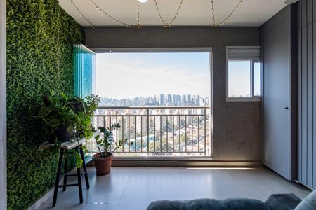Varanda da Sala de apartamento à venda com 2 quartos, 49m² em Jardim Umarizal, São Paulo
