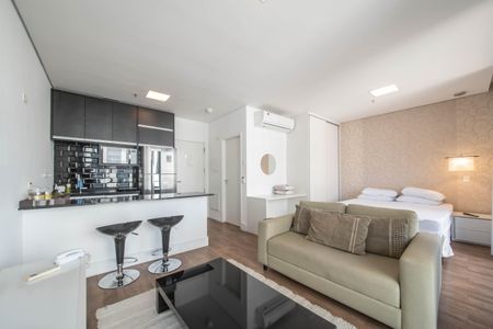 Sala de apartamento para alugar com 1 quarto, 41m² em Vila Olímpia, São Paulo