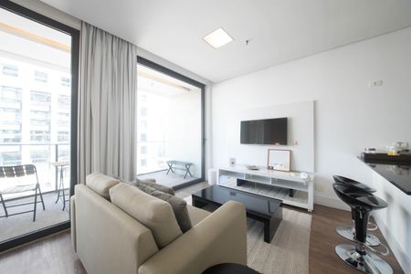 Sala de apartamento para alugar com 1 quarto, 41m² em Vila Olímpia, São Paulo