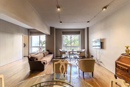 Sala de casa de condomínio à venda com 2 quartos, 107m² em Higienópolis, São Paulo