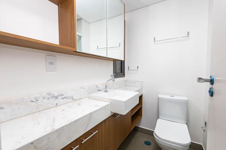 Studio para alugar com 25m², 1 quarto e sem vaga Studio para alugar com 25m², 1 quarto e sem vagaBanheiro