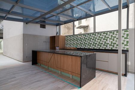 Studio para alugar com 24m², 1 quarto e sem vaga Studio para alugar com 24m², 1 quarto e sem vagaÁrea comum - Espaço Gourmet