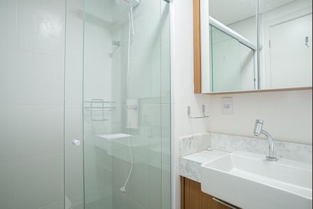 Studio para alugar com 24m², 1 quarto e sem vaga Studio para alugar com 24m², 1 quarto e sem vagaBanheiro