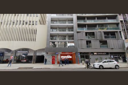 Studio para alugar com 24m², 1 quarto e sem vaga Studio para alugar com 24m², 1 quarto e sem vagaFachada