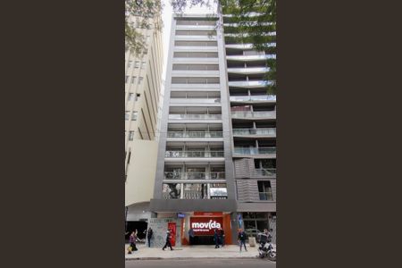 Studio para alugar com 24m², 1 quarto e sem vaga Studio para alugar com 24m², 1 quarto e sem vagaFachada