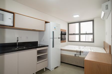 Studio para alugar com 26m², 1 quarto e sem vagaSala/Quarto