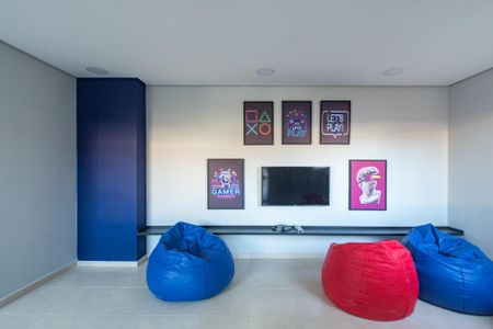 Apartamento à venda com 37m², 1 quarto e sem vagaÁrea comum - Sala de game