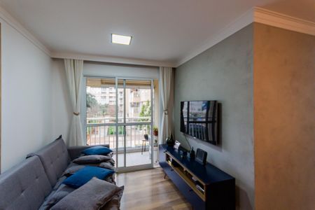 Sala de apartamento à venda com 2 quartos, 58m² em Campestre, Santo André