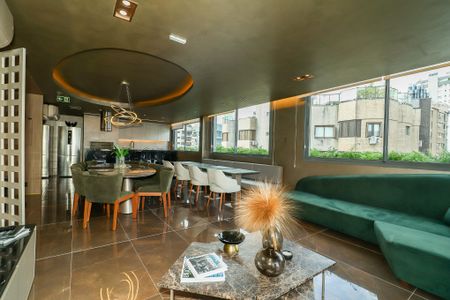 Studio para alugar com 29m², 1 quarto e sem vaga Studio para alugar com 29m², 1 quarto e sem vagaÁrea comum - Salão de festas 2