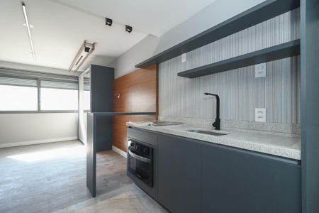 Cozinha de kitnet/studio para alugar com 1 quarto, 29m² em Auxiliadora, Porto Alegre