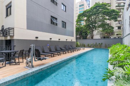 Apartamento para alugar com 27m², 1 quarto e sem vaga Apartamento para alugar com 27m², 1 quarto e sem vagaÁrea comum - Piscina