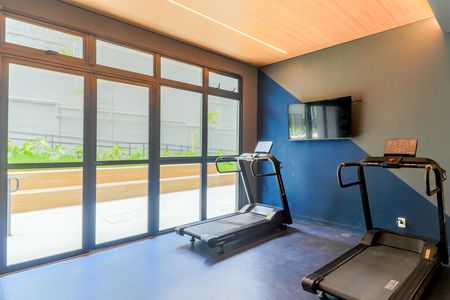 Apartamento para alugar com 27m², 1 quarto e sem vaga Apartamento para alugar com 27m², 1 quarto e sem vagaÁrea comum - Academia