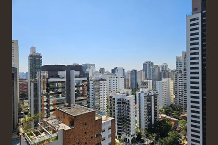 Vista da Varanda de apartamento para alugar com 1 quarto, 27m² em Campo Belo, São Paulo