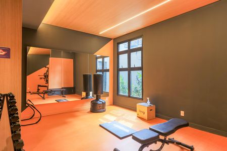 Apartamento para alugar com 27m², 1 quarto e sem vaga Apartamento para alugar com 27m², 1 quarto e sem vagaÁrea comum - Academia