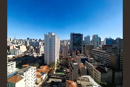 Vista do Quarto de apartamento para alugar com 1 quarto, 32m² em Bela Vista, São Paulo