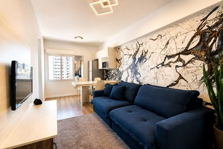 Sala de apartamento para alugar com 1 quarto, 32m² em Bela Vista, São Paulo